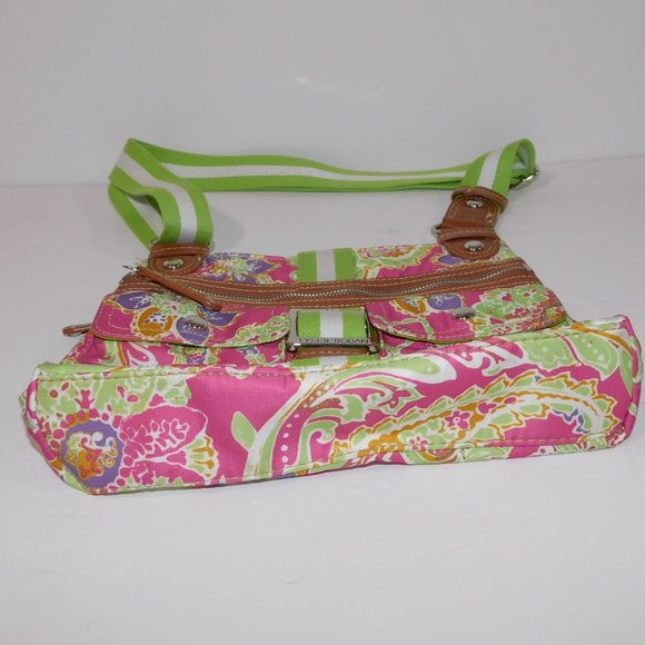 Tyler Rodan Womens Floral Pink Green Purple Purse Shoulder Bag Handbag - Picture 5 of 11